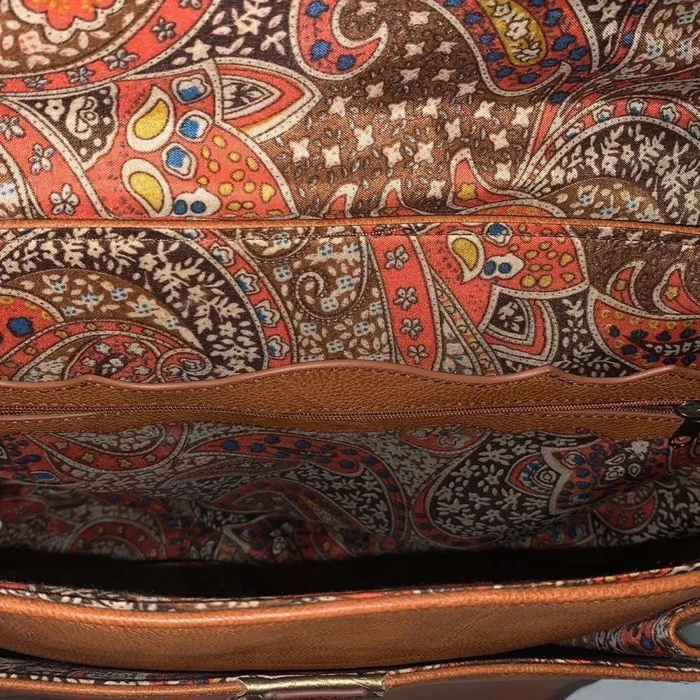 Bandana by American West satchel with handle
